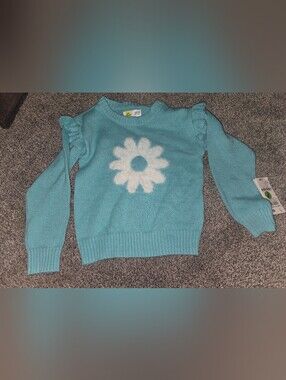Girls Epic Threads Aqua Sweater